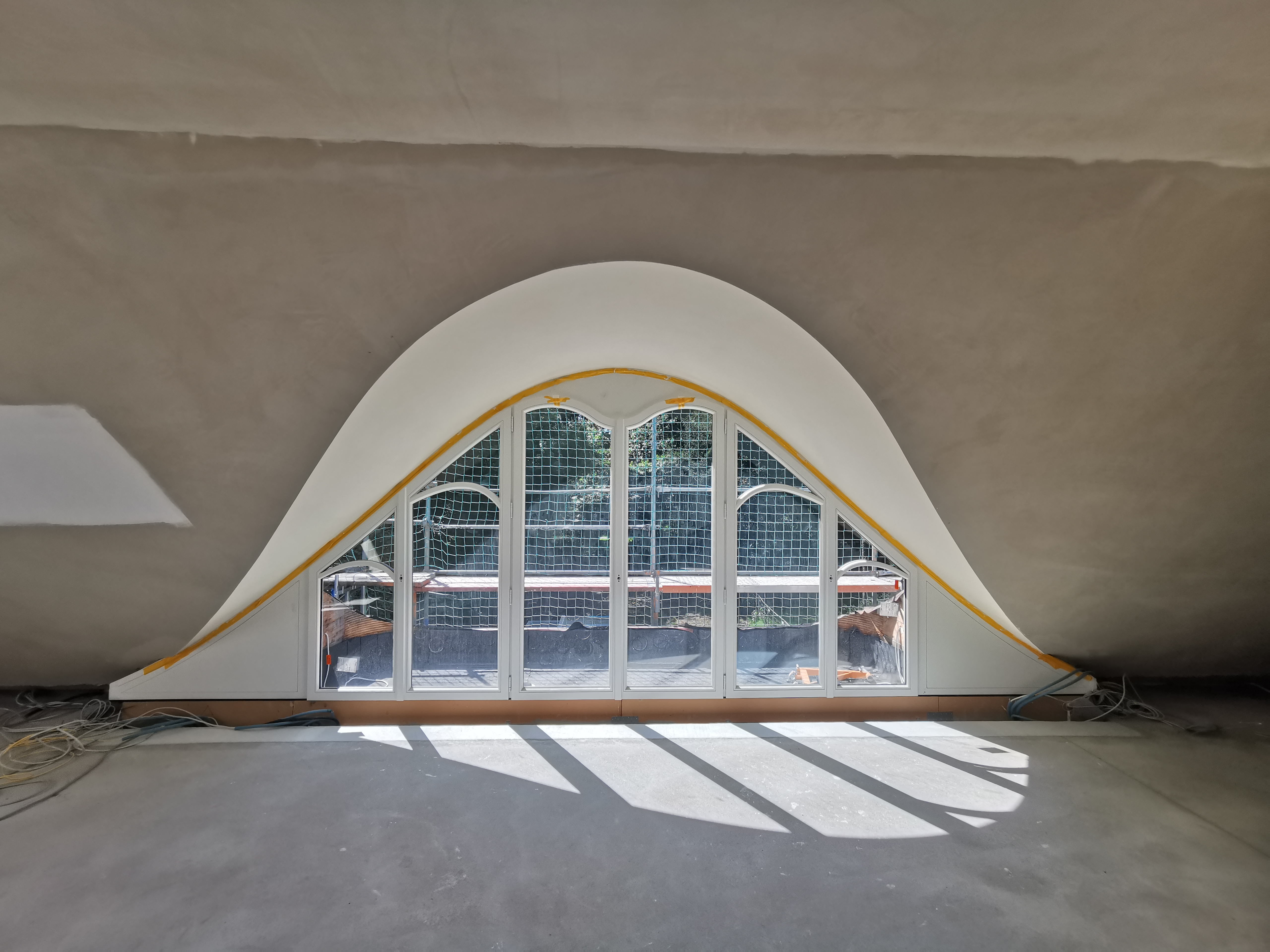 Montiertes Fenster als umgesetzte Sonderlösung